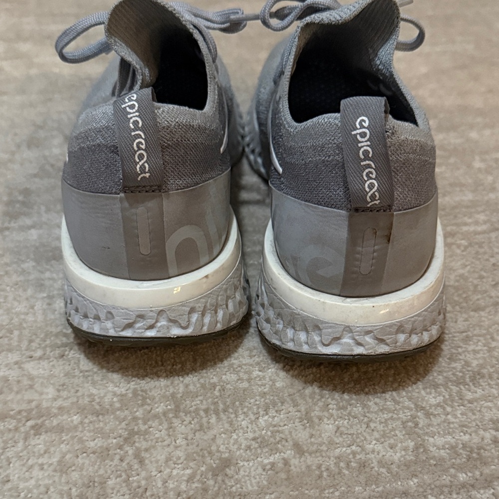 Nike Light Gray Athletic Sneakers - Picture 3 of 3